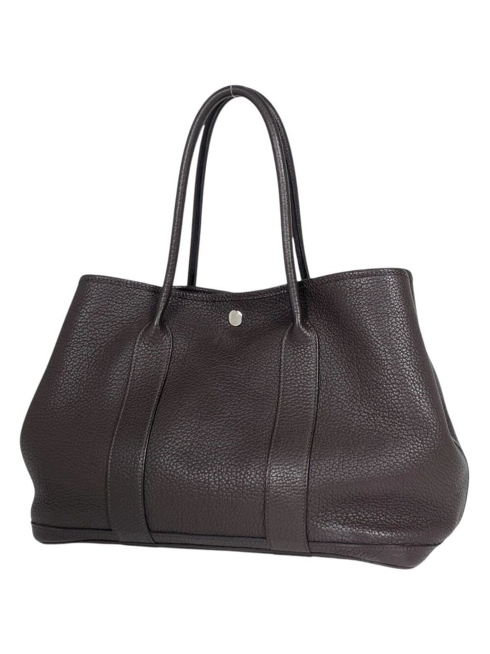 Hermes Garden Party PM Tote Bag Negonda Brown